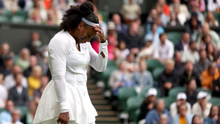 Serena Williams’tan Wimbledon’a ilk turda veda