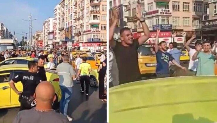 Son gelen zamlar isyan ettirdi! Mersin’de taksiciler meydanda toplanıp kontak kapattı