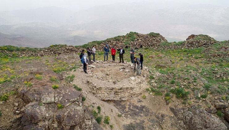 Van’da Urartulara ait en yüksek rakımdaki kale kalıntısına ulaşıldı