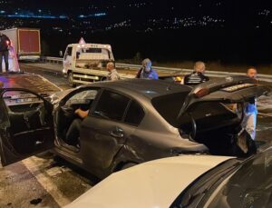 Samsun’da zincirleme kaza: 23 araç birbirine girdi